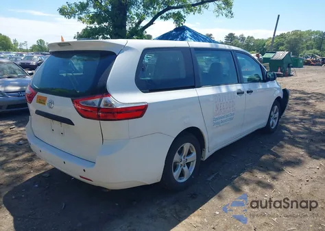 2015 Toyota Sienna L from USA, damaged, VIN 5TDZK3DCXFS640245